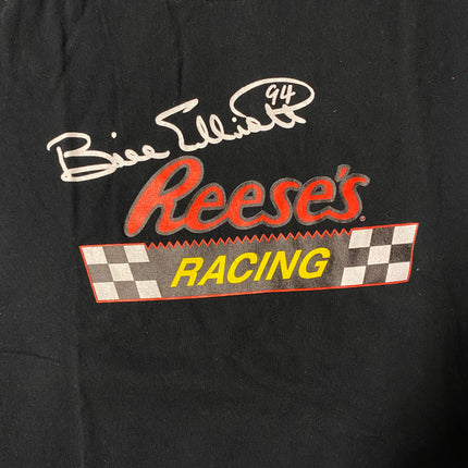Vintage Bull Elliott NASCAR Racing 94 Reese’s McDonald’s Black Tshirt XL