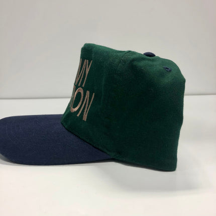 Himmy Neutron FREEZER TARPS Vintage Green Navy Brim Strapback Cap Hat Custom Embroidered Collab