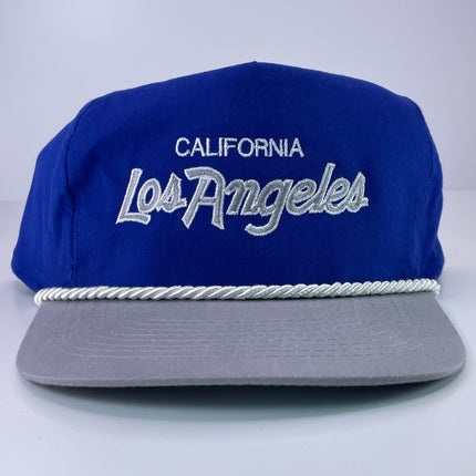 LA Los Angeles California Rope Strapback Cap Hat Embroidered