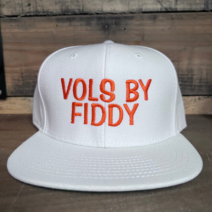 Vols By Fiddy Vintage Snapback Hat Cap Custom Embroidery