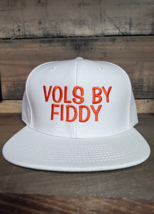 Vols By Fiddy Vintage Snapback Hat Cap Custom Embroidery