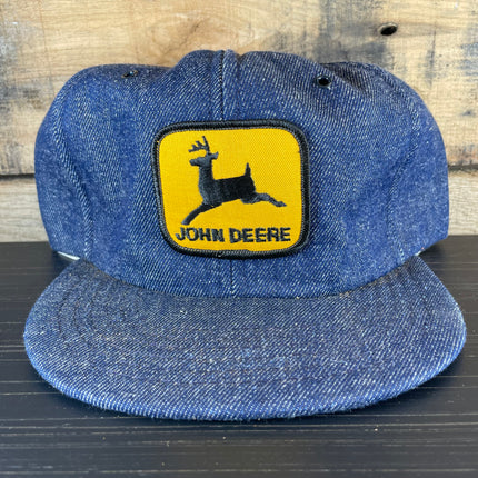 Vintage John Deere Denim SnapBack Hat Cap