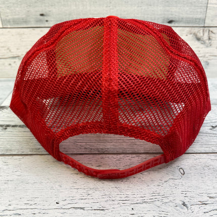 Custom Lone Star Beer Vintage Red mesh with rope Snapback hat cap