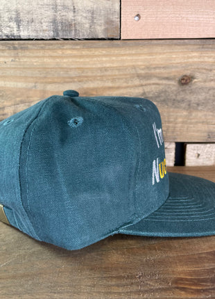 I’m Going NUCKIN Futz Vintage Custom Embroidered Dark Green Mid Crown Baseball Flat Brim Adjustable Strap Back Cap Hat