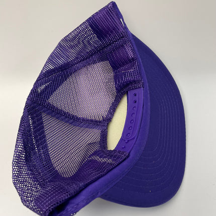 Custom Houston Astros Miller Lite Vintage Purple Rope Mesh Trucker SnapBack Hat Cap Ready to ship