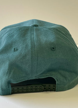 RUN THE DANG BALL Black and Green Rope Snapback Cap Hat Custom Embroidered
