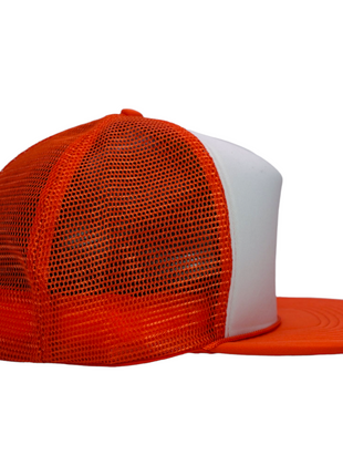 Vintage Blank Orange Trucker Hat