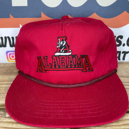 Custom Alabama Vintage Rope Strapback Hat Cap