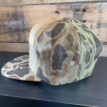 Vintage North American Hunting Club Camo SnapBack Hat Cap