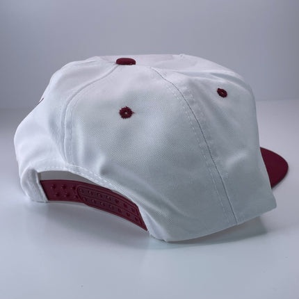 Howdy Texas Maroon Vintage Snapback Rope Cap Hat Embroidered