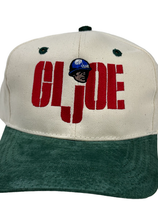 GI Joe Green Suede Brim SnapBack Cap Hat embroidered