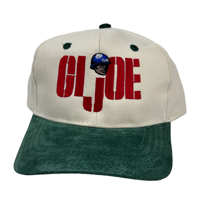 GI Joe Green Suede Brim SnapBack Cap Hat embroidered