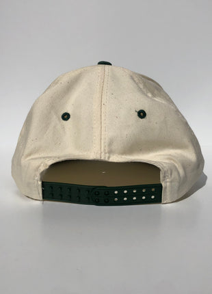 Can I hit your shmule bar ferda? green suede brim cream top custom embroidery SnapBack