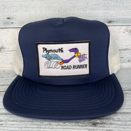Custom Plymouth Road Runner Vintage Mesh Trucker SnapBack Hat Cap