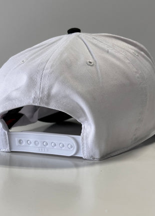 OFFICIAL HOLLOW SQUAD Xavier Wulf COLLAB White Crown Black Brim SnapBack Cap Hat Custom Embroidered