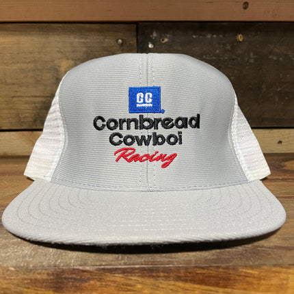 Cornbread Cowboi Racing Vintage mesh Snapback hat cap custom embroidery