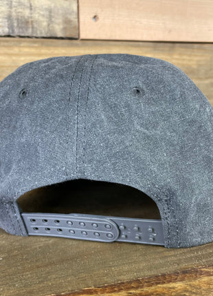 Custom Nashville Music City Vintage Custom Embroidered Charcoal Rope Snapback Cap Hat