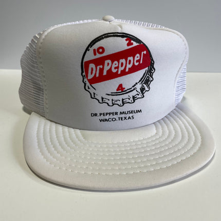 Vintage True Original Dr Pepper Waco Texas Mesh Trucker Snapback Cap Hat