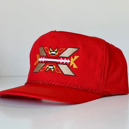 Navajo Print Custom Embroidered Vintage SnapBack Cap Hat