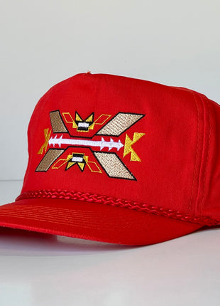 Navajo Print Custom Embroidered Vintage SnapBack Cap Hat