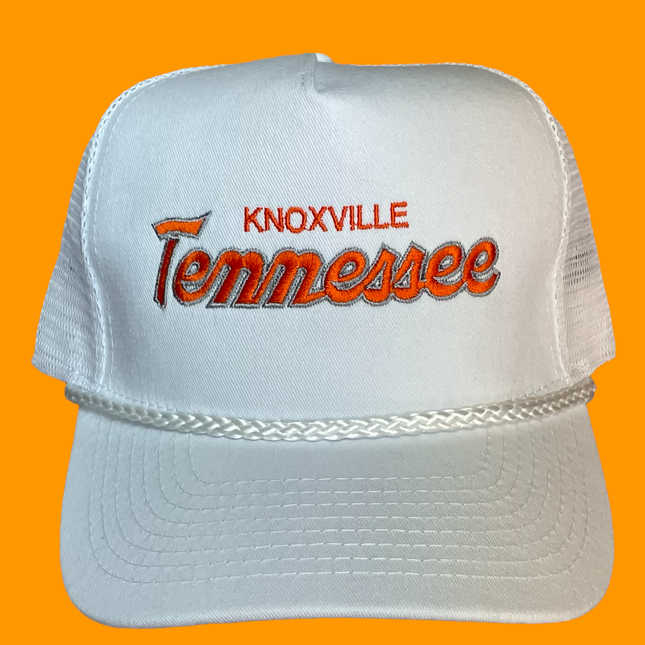 Knoxville Tennessee Mesh Trucker Snapback Rope Cap Hat Custom embroidery Knoxville, TN