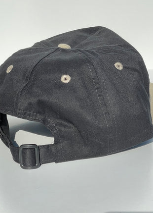 BEST BUCKING DAD Deer Black Crown Tan Brim Strapback Cap Hat For Him Custom Embroidered