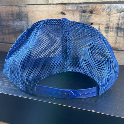 Vintage AFO Blue Mesh Trucker SnapBack Hat Cap