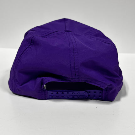 Hoosier Purple Vintage Rope SnapBack Cap Hat Custom Embroidered