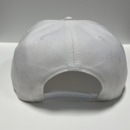 RUN THE DANG BALL Orange White Snapback Cap Hat Custom Embroidered