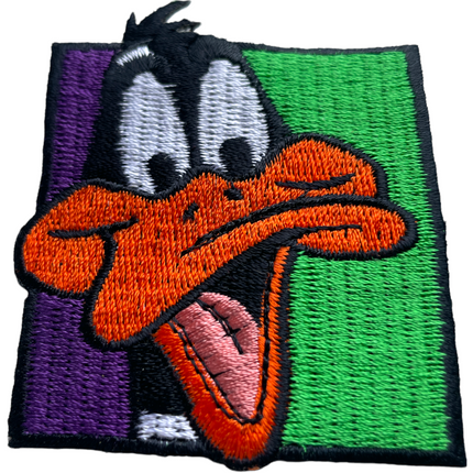 Vintage Daffy Duck 3”x2.5” Sew On Patch
