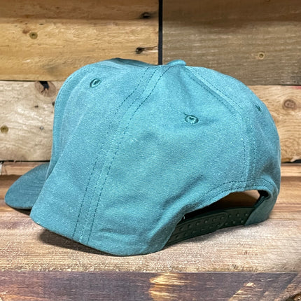 Custom Colt Firearms patch Curve Brim Rope Stonewash Green Snapback Cap Hat
