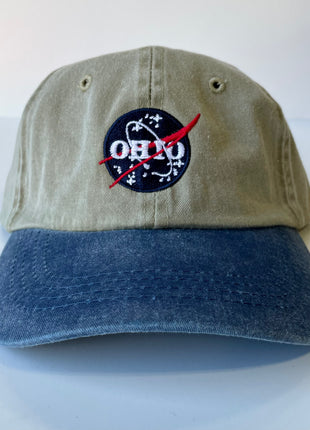 OHIO Meatball NASA Parody Custom Embroidered Dad Cap Strapback Meme Hat