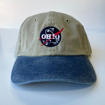 OHIO Meatball NASA Parody Custom Embroidered Dad Cap Strapback Meme Hat