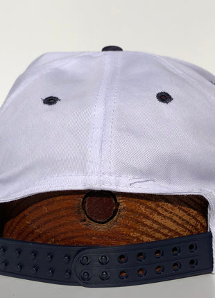 Stop Thinking Start Drinking Custom Embroidered Rope white/navy SnapBack hat cap vintage