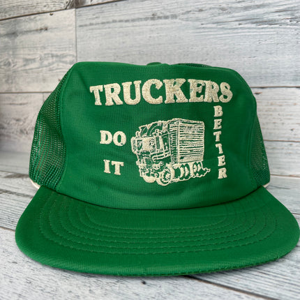 Vintage Truckers Do it Better Mesh Snapback Trucker Cap Hat