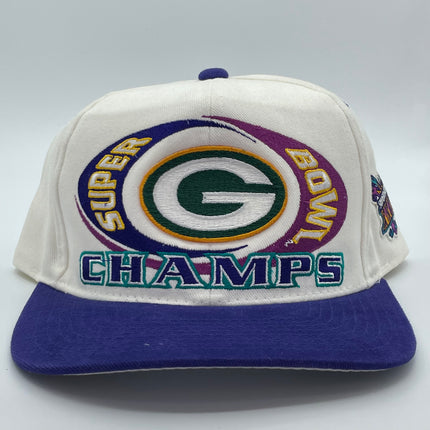 Vintage STARTER Green Bay Packers Super Bowl XXXI Champs Snapback Cap Hat NFL