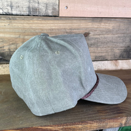 Custom Texas A&M Vintage Patch Sand Rope Snapback Cap Hat