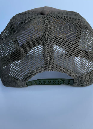 Show Me Your Butthole Army Green Mesh Rope Snapback Trucker Cap Hat Humor Custom Embroidery