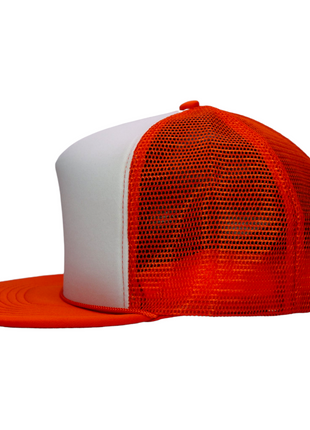 Vintage Blank Orange Trucker Hat
