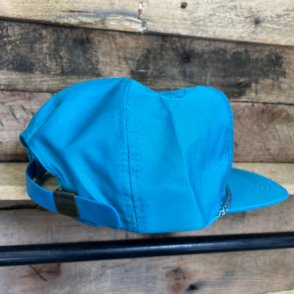 Custom Rice University Houston, TX Vintage Turquoise Golf Rope Strapback Cap Hat