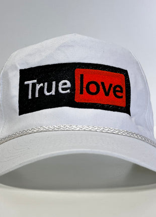 TRUE LOVE Vintage Rope SnapBack Funny Cap Hat Custom Embroidered