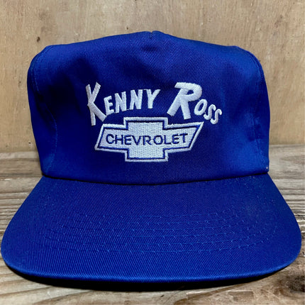 Vintage Kenny Rose Chevrolet Blue SnapBack Hat Cap