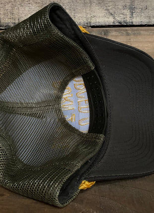 Born 2 Shit Forced 2 wipe Vintage Rope mesh Snapback hat cap custom embroidery