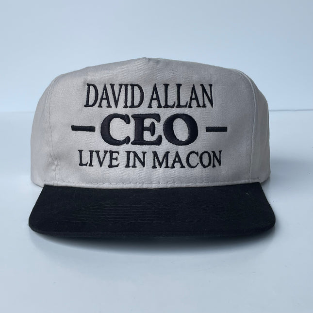 David Allan CEO Live In Macon Custom Embroidered Strapback