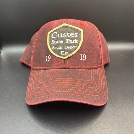Custer State Park South Dakota Velcroback Hat