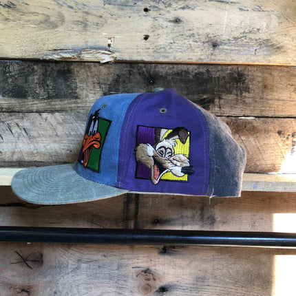Custom Looney Toons Vintage Pinwheel Snapback Cap Hat
