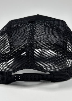 It’s All Good in the Trailerhood Black MESH Trucker SnapBack Hat Cap Custom Embroidery