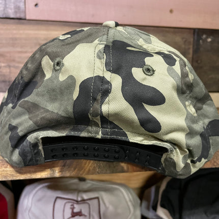 Custom Grizzly Camo Black Rope Snapback Cap Hat