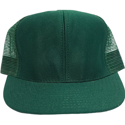 Vintage Forest Green High Crown Mesh Snapback Hat