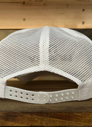 I’m Horny Vintage White Mesh SnapBack Hat Cap with rope Custom Embroidery